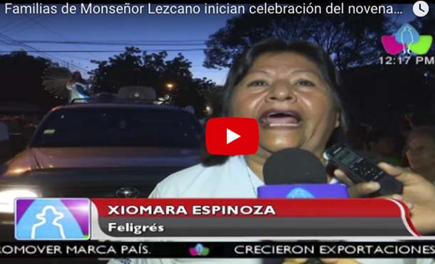 Familias de Monseñor Lezcano inician celebración del novenario de la purísima