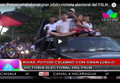 Rivas: Potosí celebró con gran júbilo victoria electoral del FSLN