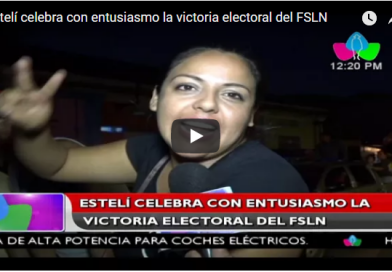 Estelí celebra con entusiasmo la victoria electoral del FSLN