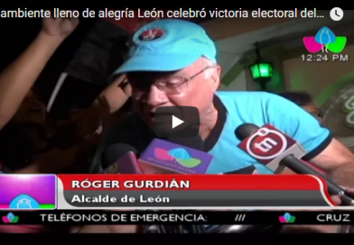 En ambiente lleno de alegría León celebró victoria electoral del FSLN