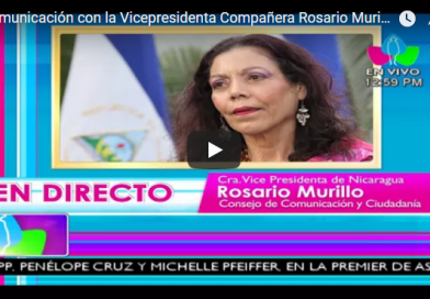 Comunicación con la Vicepresidenta Compañera Rosario Murillo, 07 de Noviembre 2017