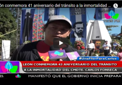 León conmemora 41 aniversario del tránsito a la inmortalidad del Cmdte. Carlos Fonseca