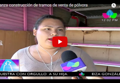 Avanza construcción de tramos de venta de pólvora