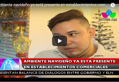 Ambiente navideño ya está presente en establecimientos comerciales