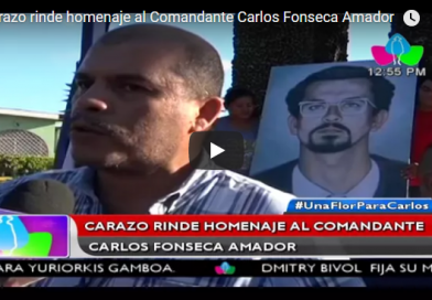Carazo rinde homenaje al Comandante Carlos Fonseca Amador