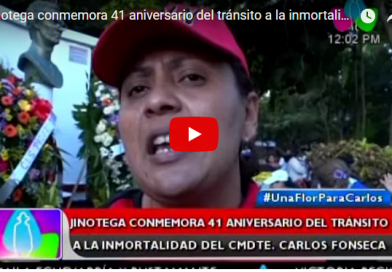 Jinotega conmemora 41 aniversario del tránsito a la inmortalidad del Cmdte. Carlos Fonseca