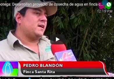 Jinotega: Desarrollan proyecto de cosecha de agua en finca cafetalera