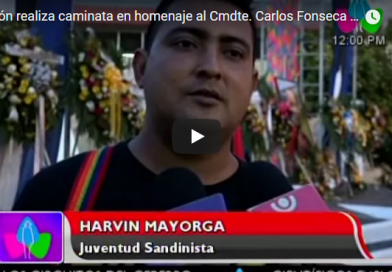 León realiza caminata en homenaje al Cmdte. Carlos Fonseca Amador