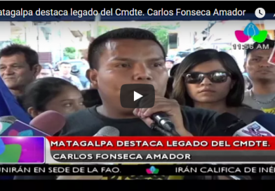 Matagalpa destaca legado del Cmdte. Carlos Fonseca Amador