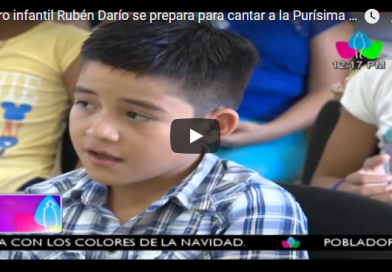 Coro infantil Rubén Darío se prepara para cantar a la Purísima y la Navidad