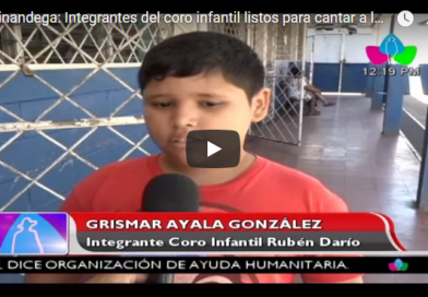 Chinandega: Integrantes del coro infantil listos para cantar a la Purísima y la Navidad