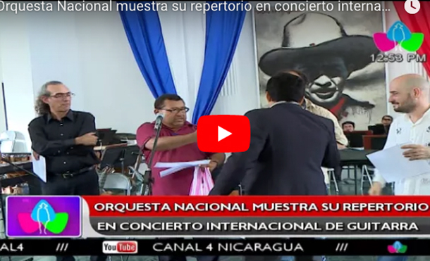 Orquesta Nacional muestra su repertorio en concierto internacional de guitarra