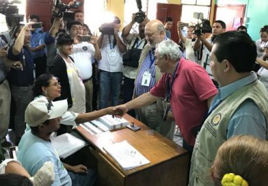 Jefe de Misión OEA destaca que proceso electoral se realiza en total calma