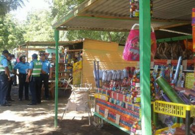 Policía Nacional garantiza inspección en puestos de pólvora