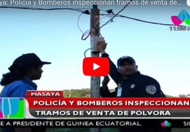 Masaya: Policía y Bomberos inspeccionan tramos de venta de pólvora