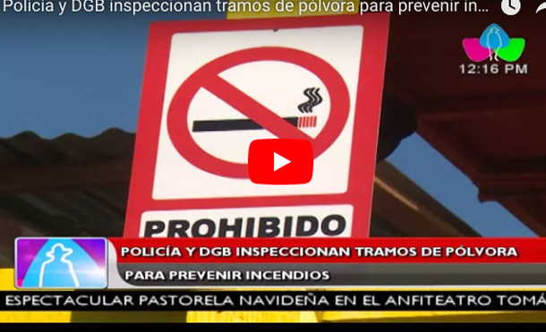 Policía y DGB inspeccionan tramos de pólvora para prevenir incendios