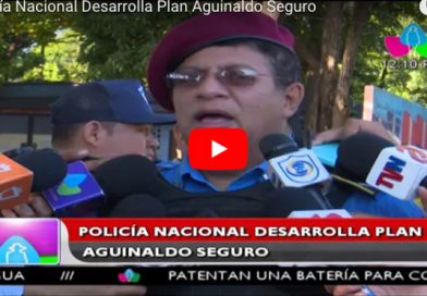 Policía Nacional Desarrolla Plan Aguinaldo Seguro
