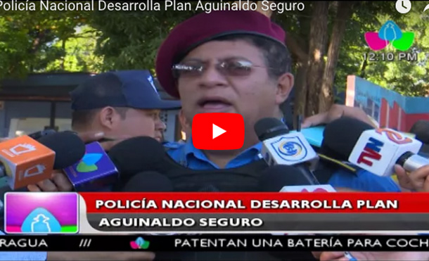 Policía Nacional Desarrolla Plan Aguinaldo Seguro