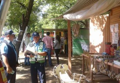 Policía Nacional inspecciona tramos de venta de pólvora