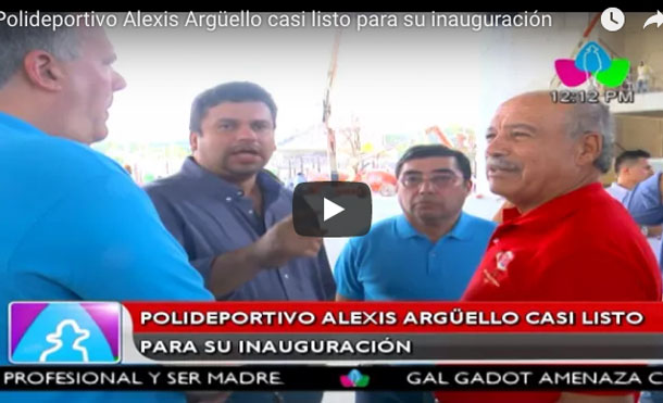 Polideportivo Alexis Argüello casi listo para su inauguración