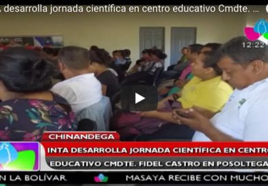 INTA desarrolla jornada científica en centro educativo Cmdte. Fidel Castro en Posoltega