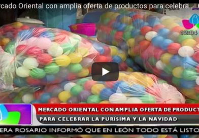 Mercado Oriental con amplia oferta de productos para celebrar la purísima y la navidad