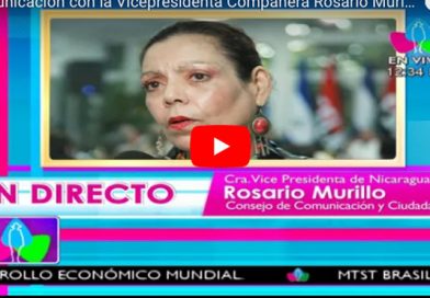 Comunicación con la Vicepresidenta Compañera Rosario Murillo, 01 de Noviembre 2017