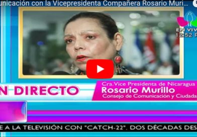 Comunicación con la Vicepresidenta Compañera Rosario Murillo, 20 de Noviembre 2017