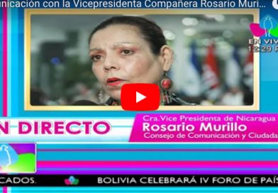 Comunicación con la Vicepresidenta Compañera Rosario Murillo, 21 de Noviembre 2017