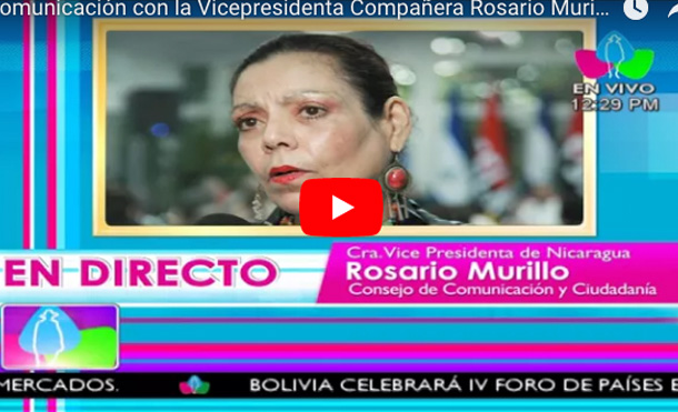 Comunicación con la Vicepresidenta Compañera Rosario Murillo, 21 de Noviembre 2017