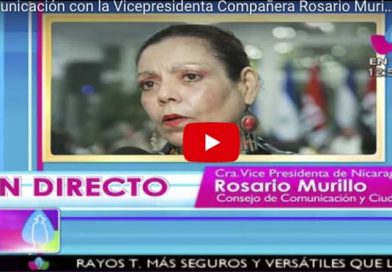 Comunicación con la Vicepresidenta Compañera Rosario Murillo, 27 de Noviembre 2017