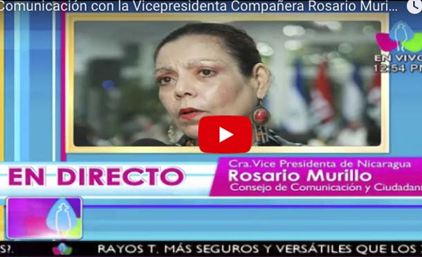 Comunicación con la Vicepresidenta Compañera Rosario Murillo, 27 de Noviembre 2017