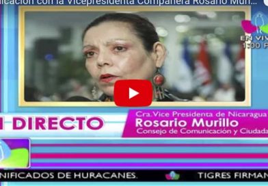 Comunicación con la Vicepresidenta Compañera Rosario Murillo, 28 de Noviembre 2017