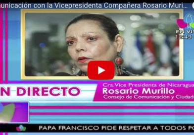 Comunicación con la Vicepresidenta Compañera Rosario Murillo, 29 de Noviembre 2017
