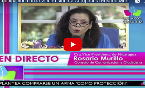 Comunicación con la Vicepresidenta Compañera Rosario Murillo, 30 de Noviembre 2017