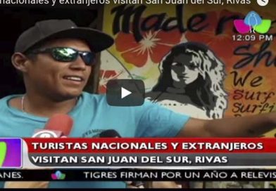 Turistas nacionales y extranjeros visitan San Juan del Sur, Rivas