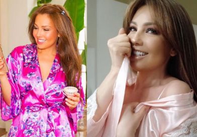 Thalia enciende a sus fans con unos leggings transparentes y su sexy figura