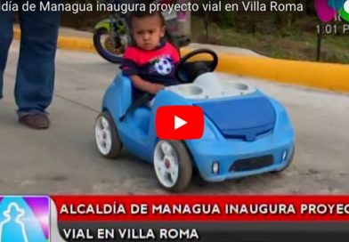 Alcaldía de Managua inaugura proyecto vial en Villa Roma