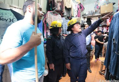 Bomberos inspeccionan tramos del Mercado Iván Montenegro