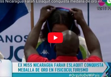 Ex Miss Nicaragua Farah Eslaquit conquista medalla de oro en fisicoculturismo