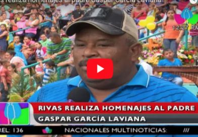 Rivas realiza homenajes al padre Gaspar García Laviana