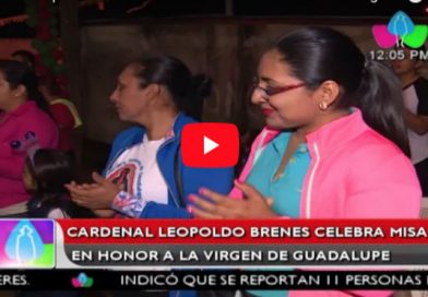 Cardenal Leopoldo Brenes celebra misa en honor a la Virgen de Guadalupe