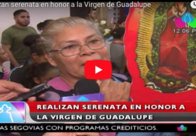 Realizan serenata en honor a la Virgen de Guadalupe