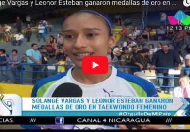 Solage Vargas y Leonor Esteban ganaron medallas de oro en Taekwondo Femenino