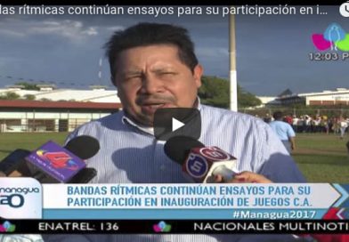 Bandas rítmicas continúan ensayos para su participación en inauguración de Juegos Centroamericanos