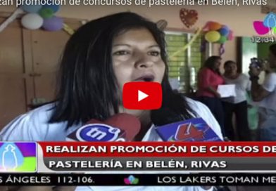 Realizan promoción de cursos de pastelería en Belén, Rivas