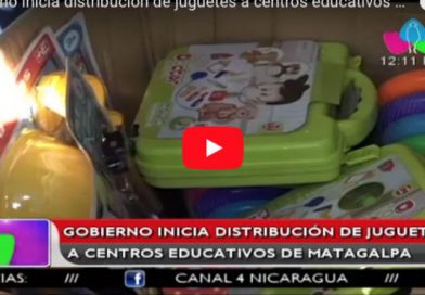 Gobierno inicia distribución de juguetes a centros educativos de Matagalpa