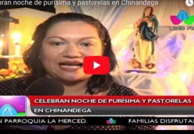 Celebran noche de purísima y pastorelas en Chinandega