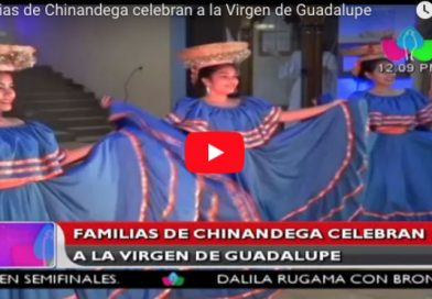 Familias de Chinandega celebran a la Virgen de Guadalupe