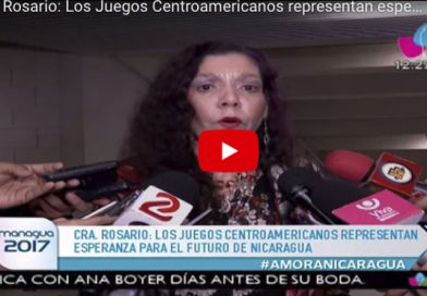 Cra. Rosario: Los Juegos Centroamericanos representan esperanza para el futuro de Nicaragua